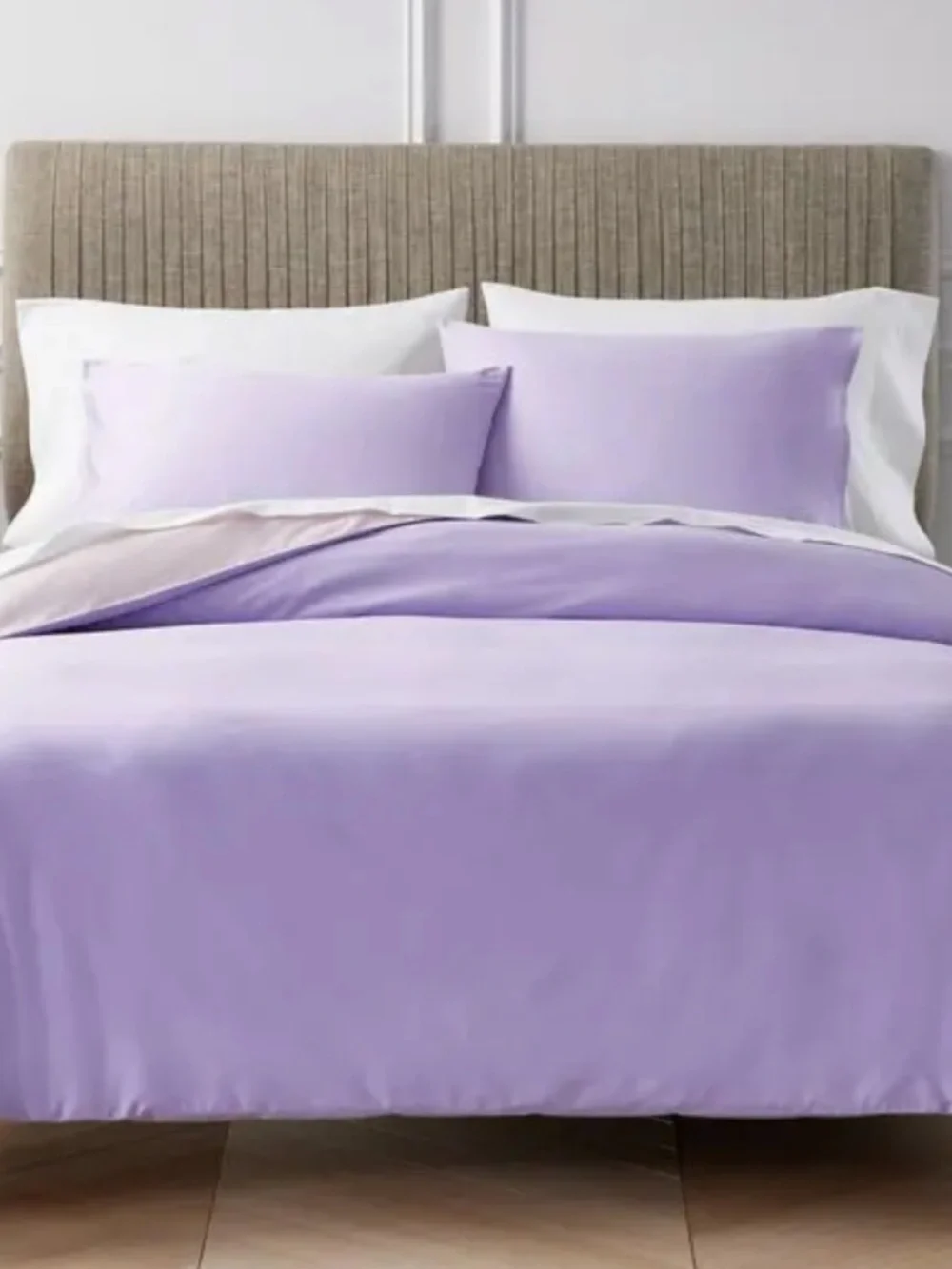 🧡 Aqua Reversible Egyptian Cotton Queen Duvet Cover Set Mauve Morn Wisteria